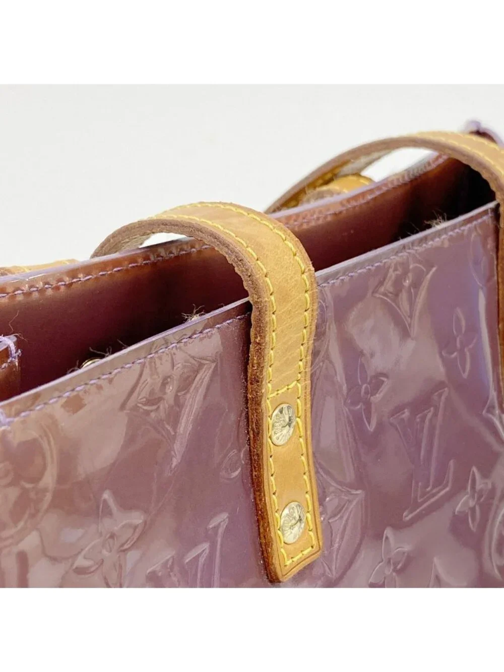 Louis Vuitton Tote Bag Vernis Reed MM Viole